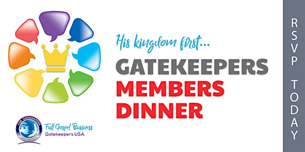 Gatekeepers Members Dinner - February 2020