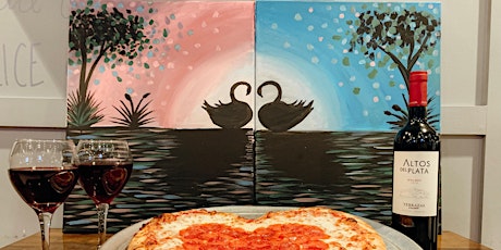 Pizza, Paint & Pinot: Valentine's Day Edition primary image