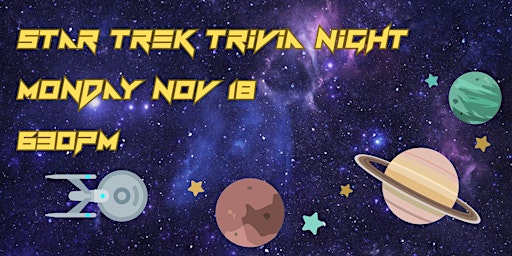 Image principale de Star Trek Trivia Night