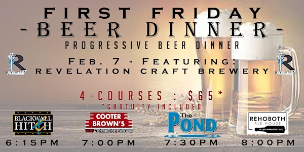 First Friday Beer Dinner