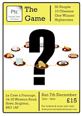 Periodic Table of Cheese: The Game at La Cave, Hove Brighton primary image