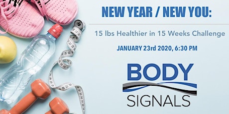 NEW YEAR, NEW YOU  Workshop: 15 lbs Healthier in 15 Weeks Challenge primary image