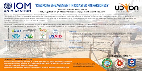 “Diaspora Engagement in Disaster Preparedness” primary image