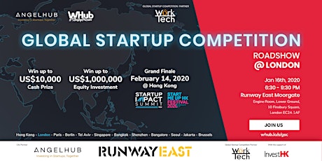Global Startup Competition - London roadshow - AngelHub & WHub