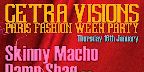 CETRA VISIONS PARIS FASHION WEEK PARTY FINAL RELEASE primary image