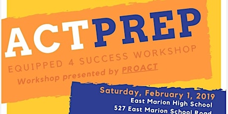 ACT PREP WORKSHOP AND SPECIAL PARENT SESSION primary image