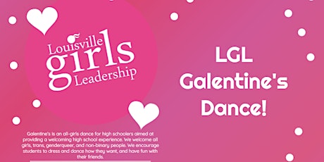 Imagem principal do evento Galentine's Dance with LGL