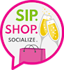 Sip.Shop. Socialize's Logo