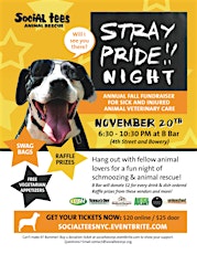 Stray Pride Night!! Annual Fall Fundraiser for Sick & Injured Animals primary image