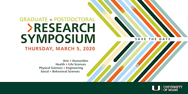 Graduate and Postdoctoral Research Symposium 2020