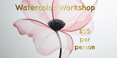 Watercolor Workshop - Transparent Flowers. Jersey City, NJ. primary image