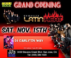 Grand opening of TekilaRock w Latin Heat primary image