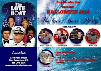 Halloween 2014 at Amelie Wine Bar! The Love Boat Party! primary image