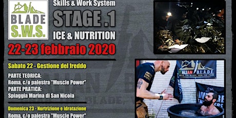 Immagine principale di BLADE S.W.S. STAGE .1 - Ice & Nutrition 