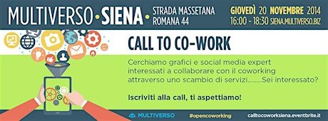Immagine principale di Call To Co-Work Siena 