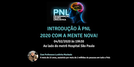 Imagem principal do evento Introdução à PNL - 2020 com a mente nova!