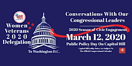 Women Veterans ROCK! Public Policy Day On Capitol Hill; March 12, 2020  primary image