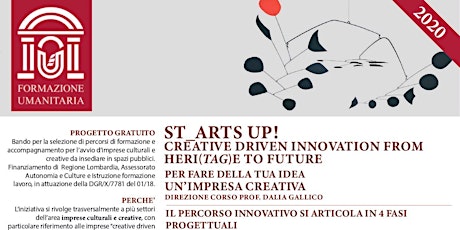 Immagine principale di ST_ARTS UP! Imprenditore creativo settore Arte, moda, design, comunicazione 