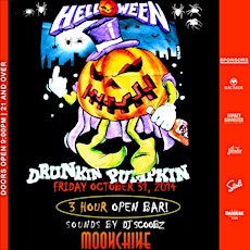 DRUNKIN PUMPKIN "Halloween Night" | 3-Hour Open Bar primary image