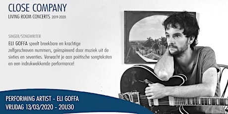 Primaire afbeelding van Close Company Living Room Concert - Eli Goffa