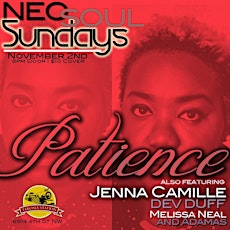 Neo Soul Sunday ft Patience, Jenna Camille, Gully Waters, Adamas, Dev Duff,& MORE primary image