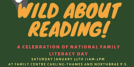 Wild About Reading- Family Literacy Day Celebration primary image
