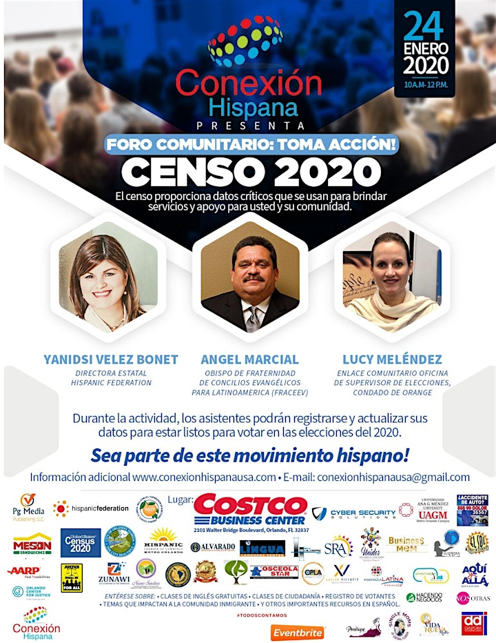 Imagen de Foro Comunitario: Censo 2020, Toma acción!