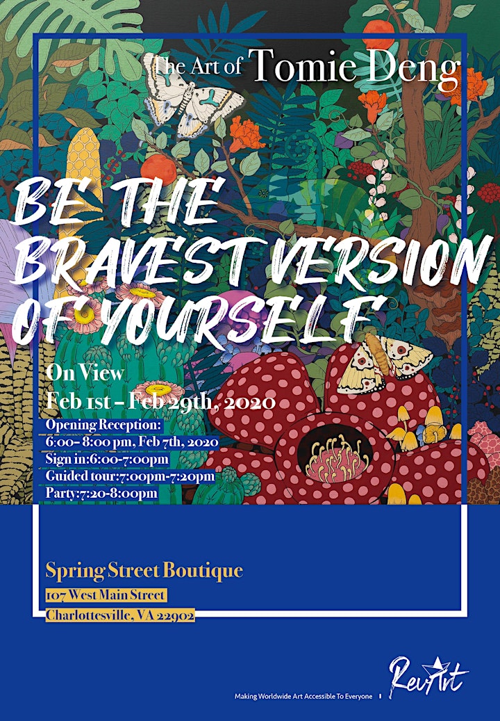 Tomie Deng Art Show Opening Reception: Be the bravest version of yourself