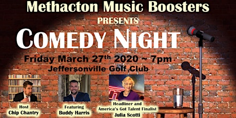COMEDY NIGHT 2020 by Methacton Music Boosters primary image