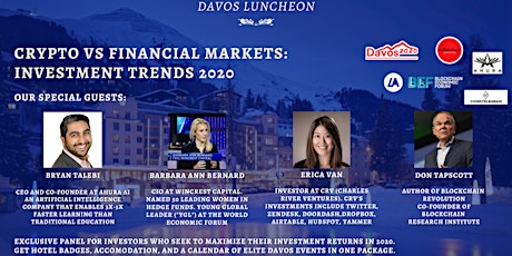 Davos Luncheon: Crypto vs Financial Markets - Investment Trends 2020 primary image