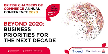 British Chambers of Commerce Annual Conference 2020 primary image