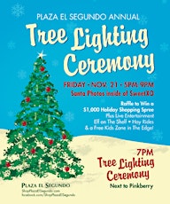 Plaza El Segundo Christmas Tree Lighting Ceremony primary image