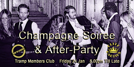CHAMPAGNE Soiree & After-PARTY @ Tramp Members Club [Intros, Live Music, Star DJ] primary image