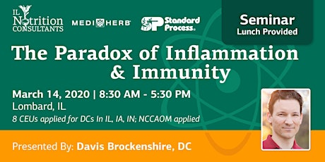 The Paradox of Inflammation and Immunity - Presented by Davis Brockenshire primary image