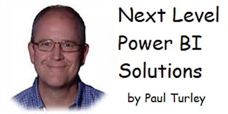SQL Saturday Tampa Pre Con - Next Level Power BI Solutions primary image