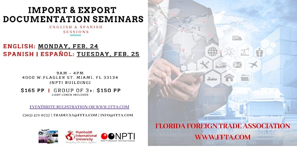 Export & Import Seminar - February 24, 2020 (English Session)