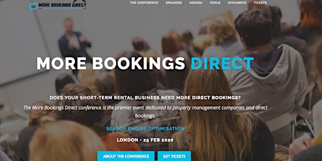 The More Bookings Direct Conference primary image