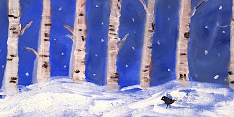 Paint Night  - Winter Trees - Paint your own ready to hang canvas! primary image