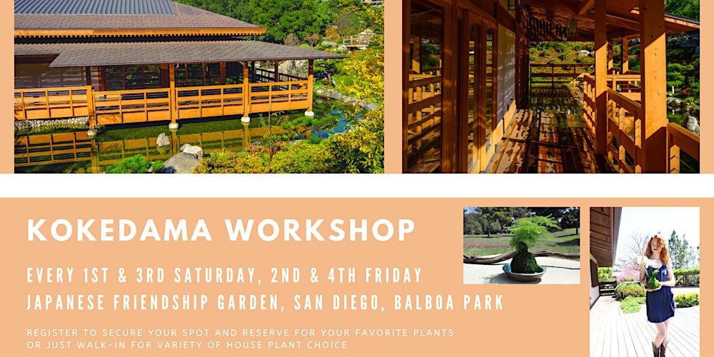 Kokedama Diy Workshop At Japanese Friendship Garden Tickets