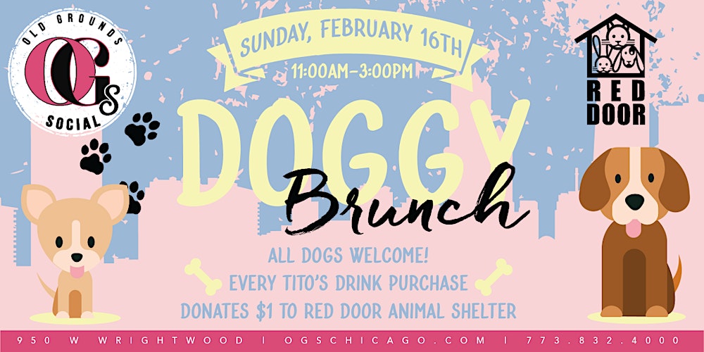 Doggy Brunch Benefiting Red Door Animal Shelter Tickets Sun