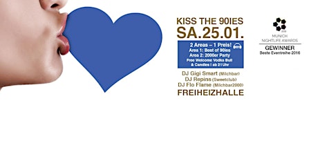 Hauptbild für Kiss the 90ies - Münchens größte 90er Party I Januar 2020