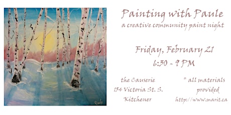 Painting with Paule (a community paint night!) primary image