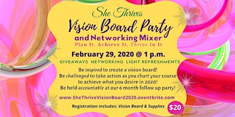 She THRIVES Vision Board Party and Networking Mixer primary image