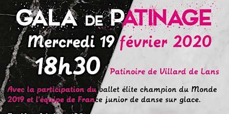Gala de patinage à Villard de Lans - 19 février 2020