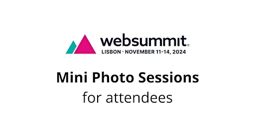 Image principale de 20 min. Photo Sessions for Websummit attendees - Lisboa 2025