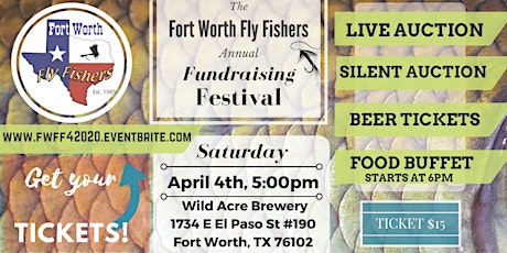 Fort Worth Fly Fishers Fundraising Festival 2020 primary image