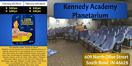 Kennedy Planetarium - Beatles Laser Light Show primary image