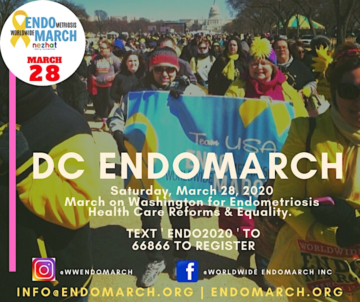 Washington, DC EndoMarch Rally & Ribbon image
