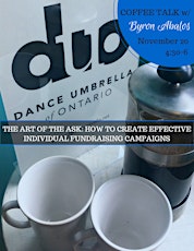 DUO Coffee Talk - The Art of the Ask: How to Create Effective Individual Fundraising Campaigns primary image