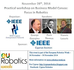 Practical workshop on Business Model Canvas: Focus in Robotics primary image